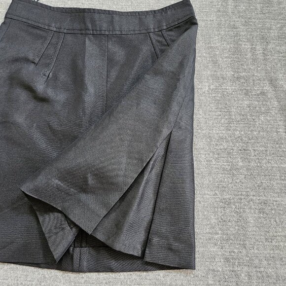 Balenciaga Paris Skirt S US 4 Black Cotton Blend Mini Designer Luxury Goth Chic - Picture 5 of 16